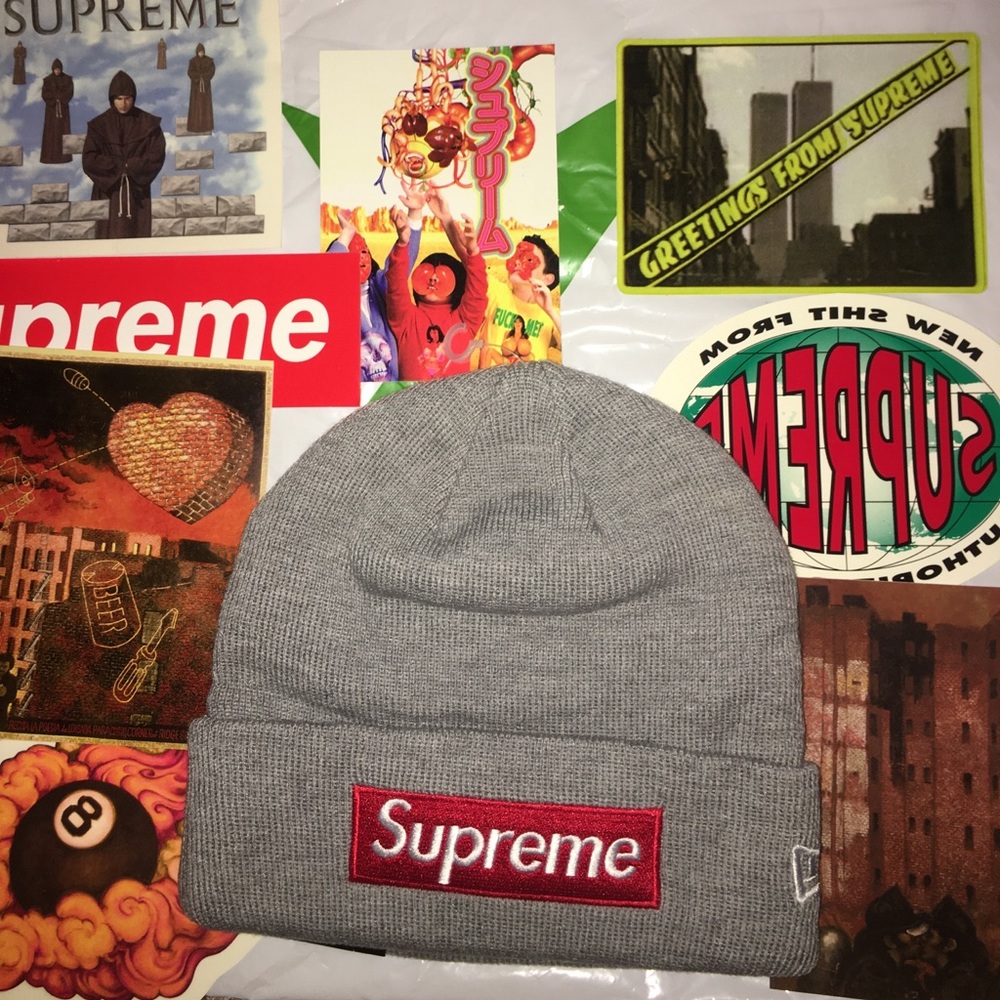 Supreme New Era Box Logo Beanie